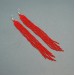 Extra Long Red Beaded Earrings