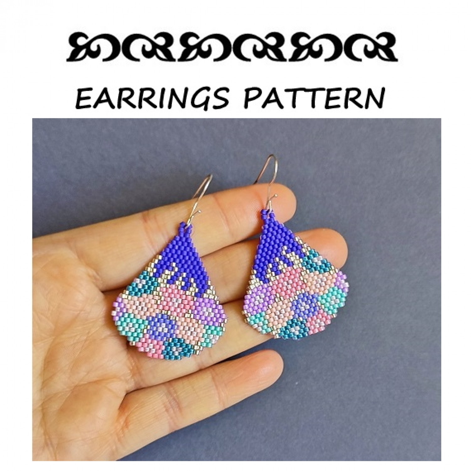 6.Bouquet of flower beads Earring