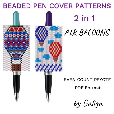 Air Balloons Pen Cover Patterns