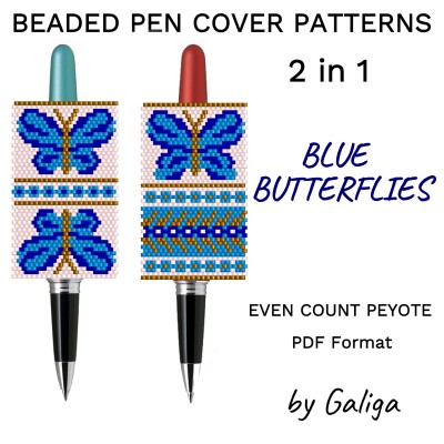 Butterflies Pen Cover Patterns
