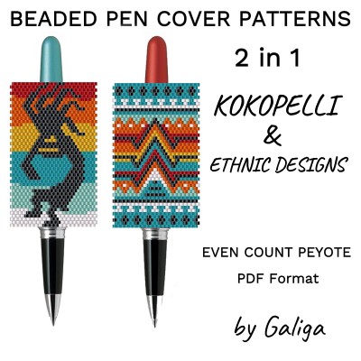 Kokopelli Pen Cover Patterns