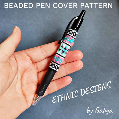 Pretty Design Pen Cover Pattern
