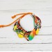 Boho Beaded Multistrand Bracelet in Autumn Colors