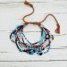 Shop our Evil Eye Beaded Multistrand Bracelet in Brown and Blue Shades
