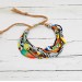 Beaded Friendship Multistrand Bracelet in Fall Colors