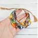 Beaded Friendship Multistrand Bracelet in Fall Colors