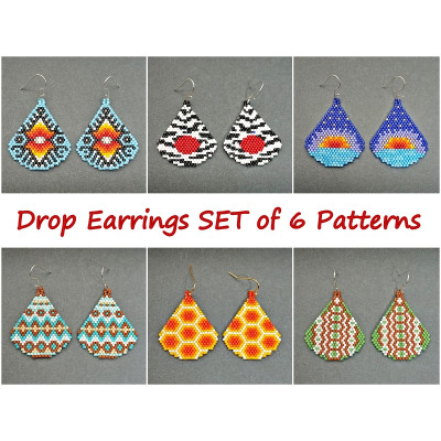 Galiga Jewelry - Beaded Earrings Patterns Collection