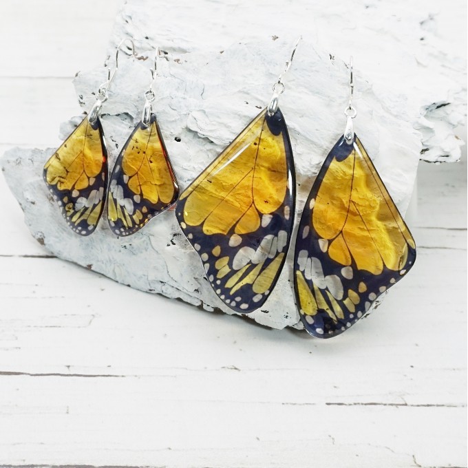 Butterfly Large Drop Earrings
