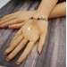 18K Gold Filled Beaded Bracelet With Heart